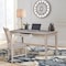 International Concepts Desk with Drawer, Larger Size And Chair 26 in D X 26 H, 30 W X Hardwood, Washed Gray Taupe K09-OF-42-C10 - alternate 2